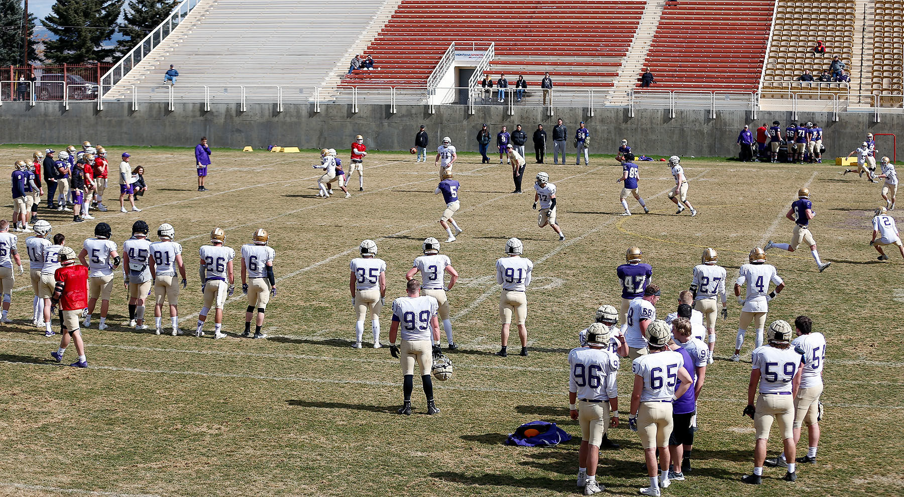 Saints scrimmage